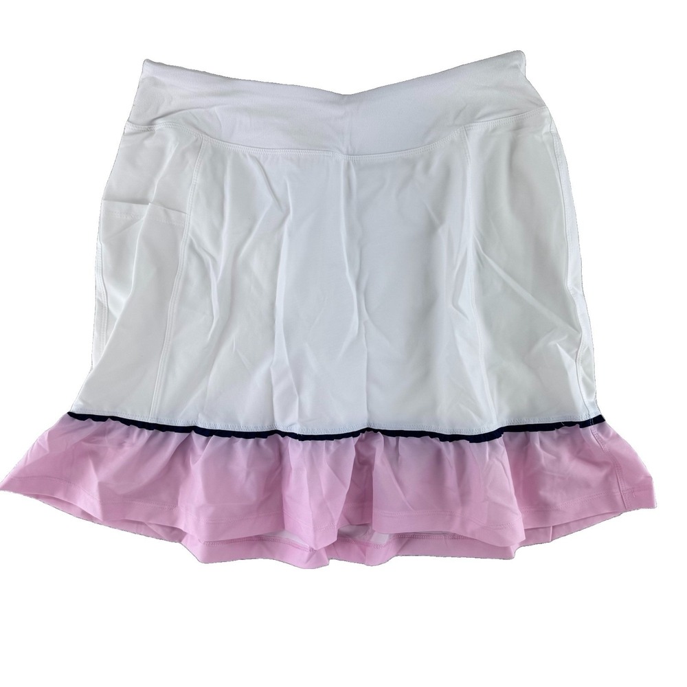 AB by Addison Bay Court Tennis Pickleball Skort XS White Pink